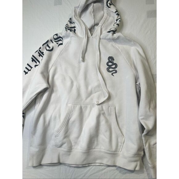Taylor Swift Hoodie Reputation Stadium Tour Concert White Size M - Picture 1 of 11